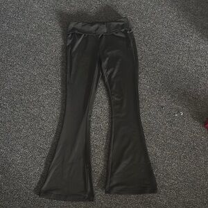 SHEIN Black Flare Boot Cut Pants